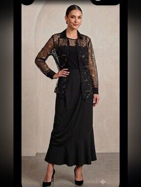very nice Polyester skirt set